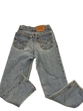 Vintage 90s Levi’s 550 Orange Tab Relaxed Fit Slim Jeans -Youth 9 made in Mexico